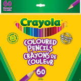 Crayola - 60 crayons de couleur