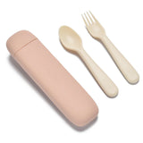 Noukä - Reusable Cutlery & Case Set - Soft Blush