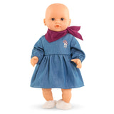 Corolle - Vêtements 30cm - Robe en Jean & Foulard