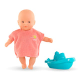 Corolle - Mini bébé de bain - Coffret Poupée 20cm