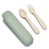 Nouka - Reusable Cutlery Set & Case - Leaf