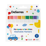 DeSerres - Ensemble 18 marqueurs lavables pour enfant