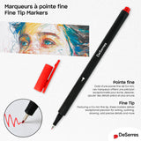DeSerres - Ensemble 36 marqueurs à pointe fine 0.4mm