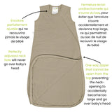 Perlimpinpin - Bamboo sleeping bag 1 Tog - Plain - Taupe