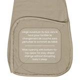 Perlimpinpin - Bamboo sleeping bag 1 Tog - Plain - Taupe