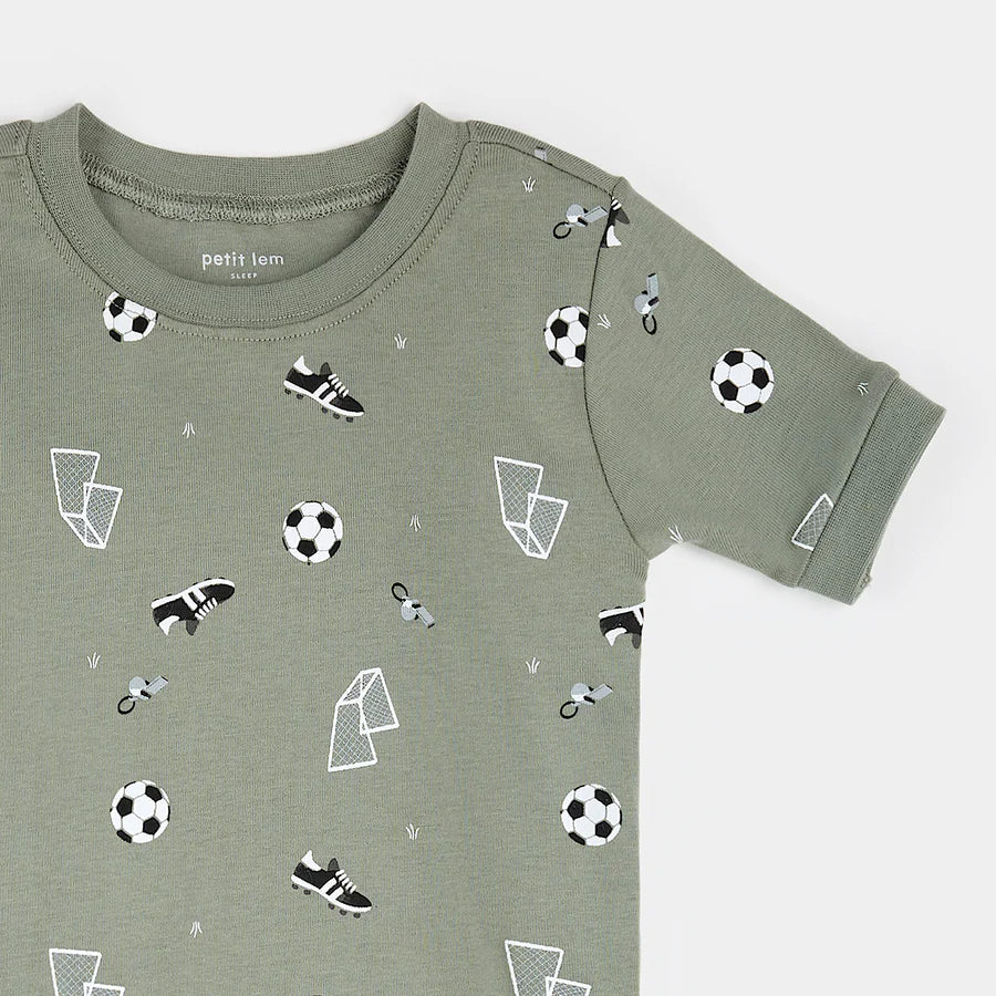 Petit Lem - Pyjama 2 pièces manches courtes - Soccer