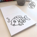 Oh Color Me - Mini livre de coloriage - Secrets de la mer