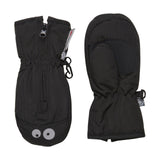 Color Kids - Mittens with zipper - Black