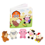 Battat - Marionettes Farm Friends avec livre de bain