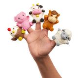 Battat - Marionettes Farm Friends avec livre de bain