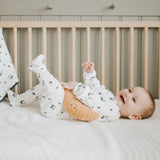 Firsts by Petit Lem - Pyjama cotelé 1 pièce - Bleuets