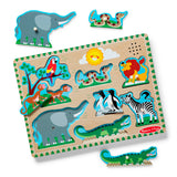 Melissa & Doug - Casse-tête sonore - Animaux du jardin zoologique