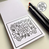 Oh Color Me - Mini livre de coloriage - Doodles inspirants