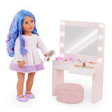 Our Generation - Deluxe Accessory - "Glam & Glow" Vanity Set