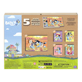 Spin Master - Casse-tête en bois 5-en-1 - Bluey