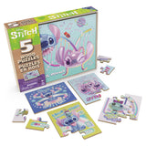 Spin Master - 5-in-1 Wooden Puzzle - Stitch