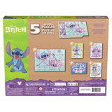Spin Master - 5-in-1 Wooden Puzzle - Stitch
