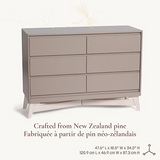 Little Seeds - Commode 6 tiroirs - Pala - Taupe
