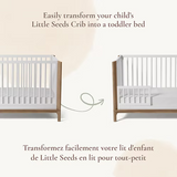 Little Seeds - Bassinet Safety Rail - Laurel - White