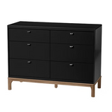 Little Seeds - Commode 6 tiroirs - Laurel - Noir