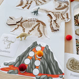 La Maman Festive - Boîte sensorielle - Dinosaures