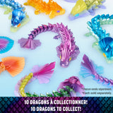 CrystaLynx - Figurine articulée dragon à collectionner de 22,8 cm, assortiment