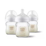 Philips Avent - Natural Response Glass Bottle 4oz - 3-Pack