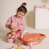 Smoby - Baby Nurse - Bathtub and accessories - Orange