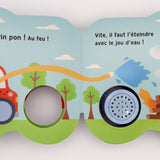 Auzou - Petits véhicules sonores : Léo le camion de pompier