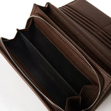 Lambert - Le Alondra - Porte-feuille moyen en cuir vegan - Chocolate
