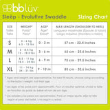 Bblüv - Sleëp - Emmailloteuse convertible 3-en-1 pour le sommeil
