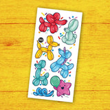 Temporary tattoos - Balloon sculptures