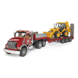 Bruder - Granite truck with low loader