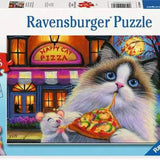 Ravensburger - Jigsaw Puzzle - Happy Cat Pizza - 35 Pieces