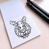 Oh Color Me - Mini livre de coloriage - Noël Canadien