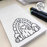 Oh Color Me - Mini livre de coloriage - Merveilles Mystiques