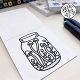 Oh Color Me - Mini livre de coloriage - Merveilles Mystiques