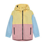 Color Kids - Mid-Season Colorblock Coat - Golden Haze