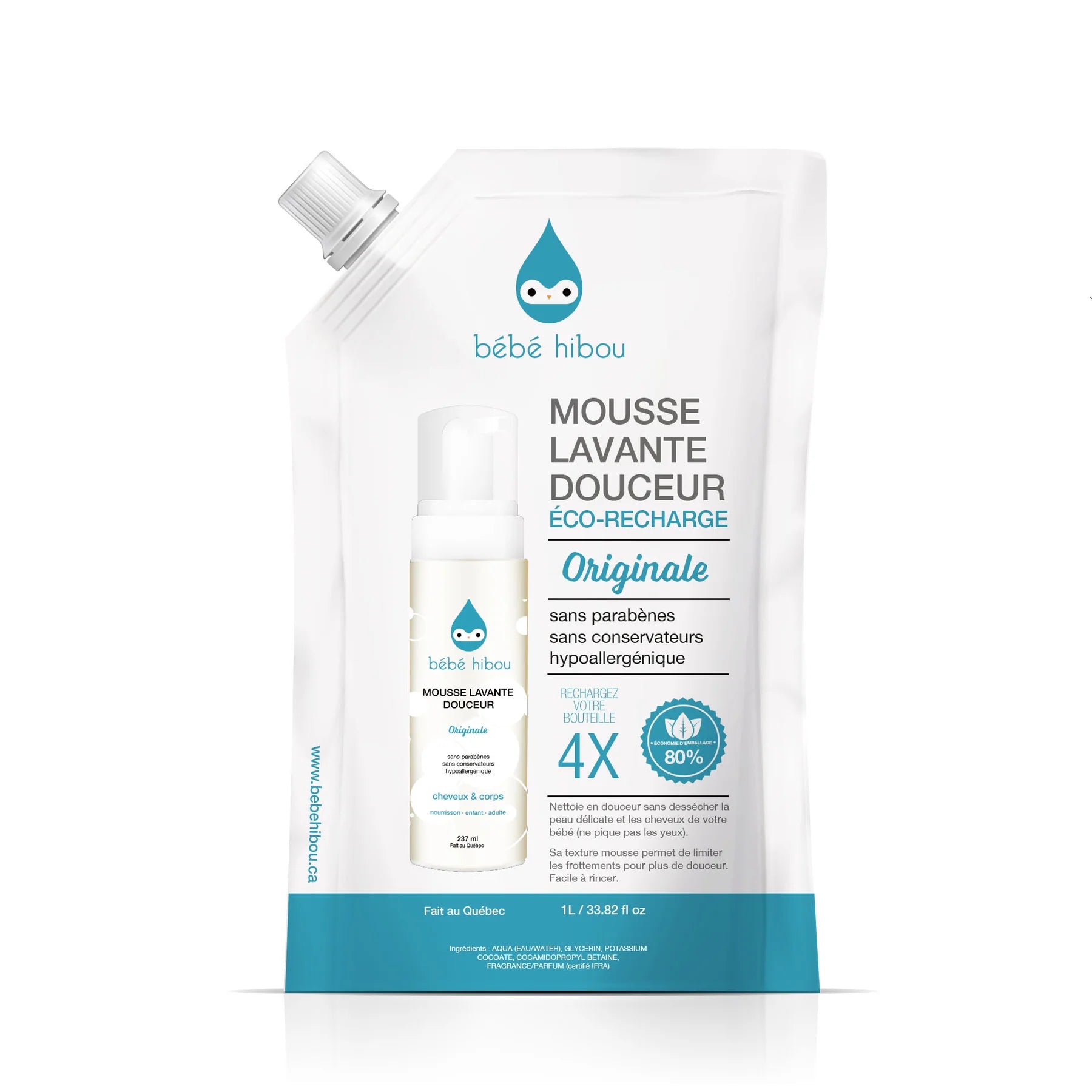 Bébé Hibou - Mousse Lavante Douceur Originale