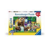 Ravensburger - Casse-tête - Les adorables amis de la forêt - 2x24pcs