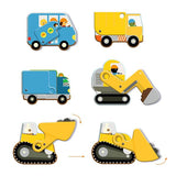 Djeco - Giant Puzzle - The construction site 12pcs+5pcs