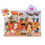 Djeco - Silhouette puzzle/Mia's Journey/36pcs