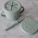 Micasso & Co. -  Tasse d'apprentissage 2 en 1 pour collation et liquide