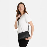 Lambert - Le Eleanor - Sac bandoulière en cuir vegan - Noir