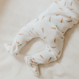 Firsts by Petit Lem - Pyjama cotelé 1 pièce - Carottes