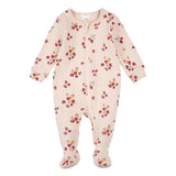 Firsts by Petit Lem - Pyjama cotelé 1 pièce - Fraises