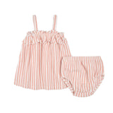 Firsts by Petit Lem - Striped Terry Dress