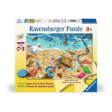 Ravensburger - Casse-tête de plancher - Fun at the beach - 24pcs