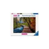 Ravensburger - Casse-tête - Train en bois Automnal  - 1000pcs