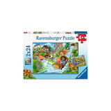 Ravensburger - Jigsaw Puzzle - Amusement Park - 2x24 pcs